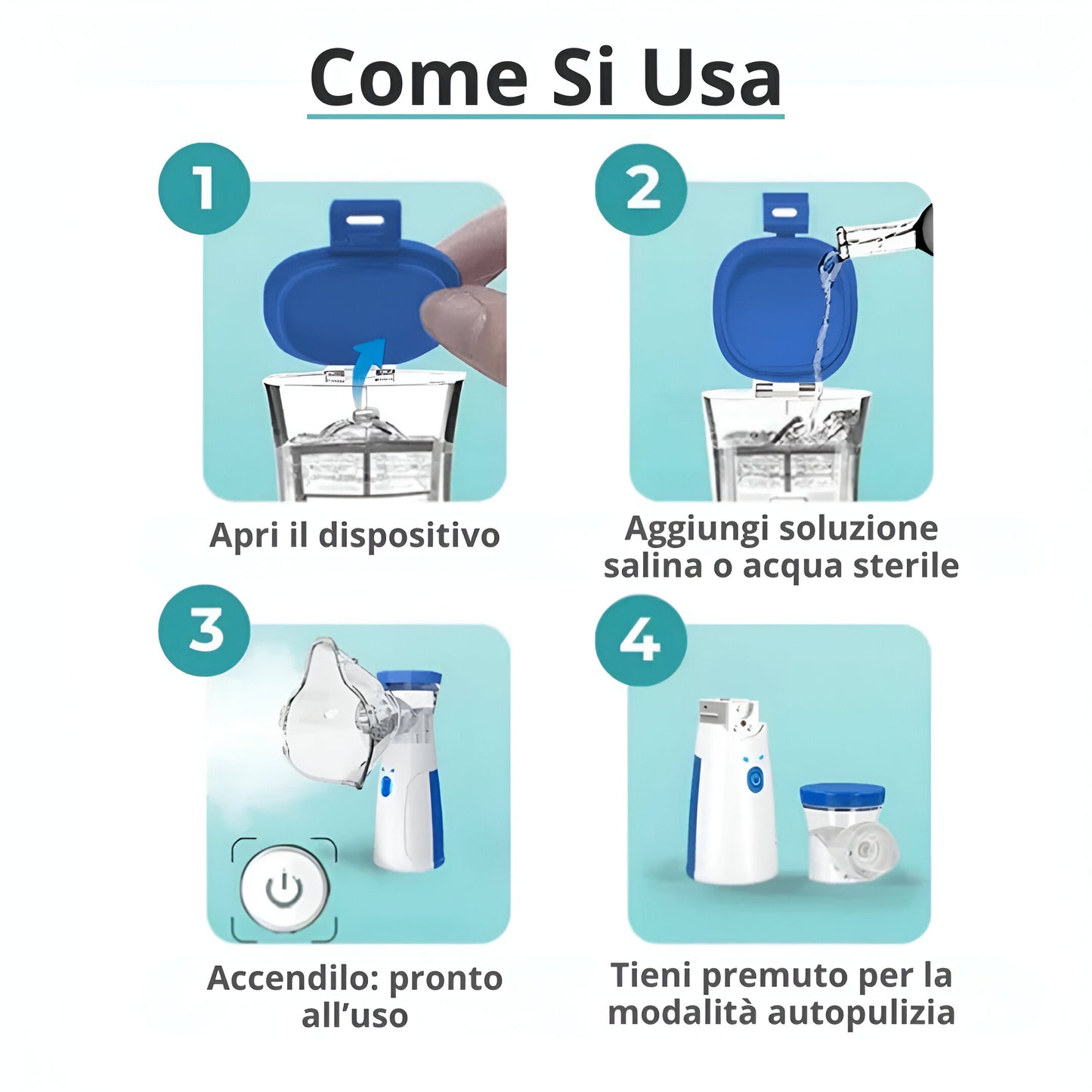 Vegsa™ Nebulizzatore Portatile Bimbi